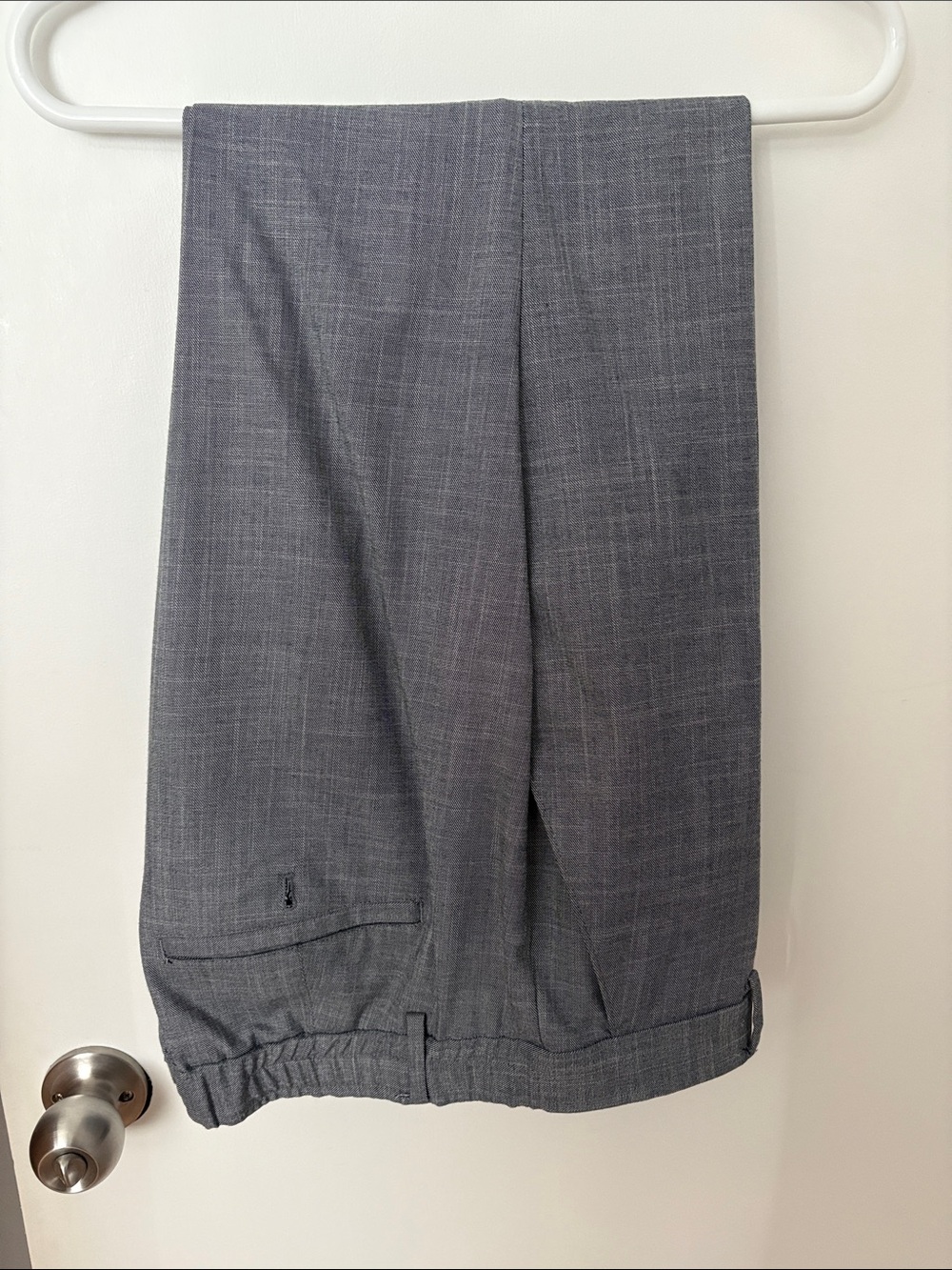 le chateau Men's Charcoal Dress Pants